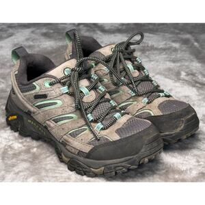 Merrell Moab 2 Waterproof Hiking Shoes in Taupe Green J06028 Womens Size 7